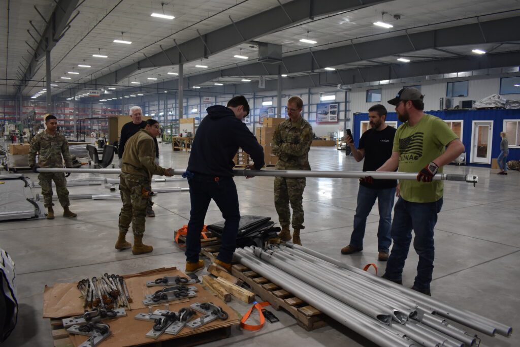 Training on frame assembly and repair