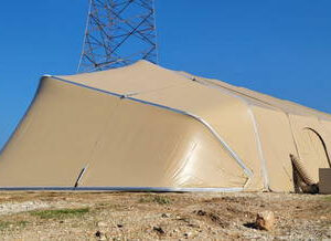 Large Area Maintenance Shelter (LAMS), Type A (Aviation), Bi-Lid Ends, 60Hz, (2) 20’ Containers