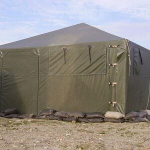 16' x 16' Humanitarian General Purpose Tent System (HGPTS), Green